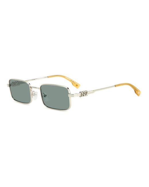 DSquared² Black D2 0104/S Ktu/Qt Sunglasses Metal Squared Normal for men