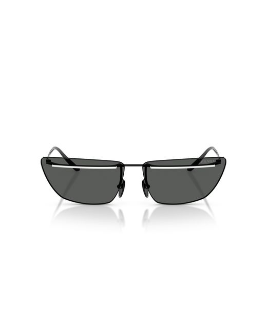 Prada Black Pr C52S Yc460T Sunglasses Metal Butterfly Normal