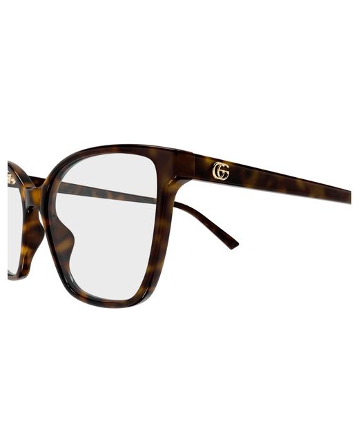 Gucci Black Gg1995O 002 Optical Frames Acetate Transparent Cat Eye