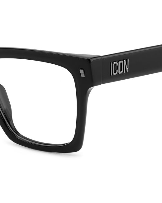 DSquared² Black Icon 0019 807 Optical Frames Acetate Squared