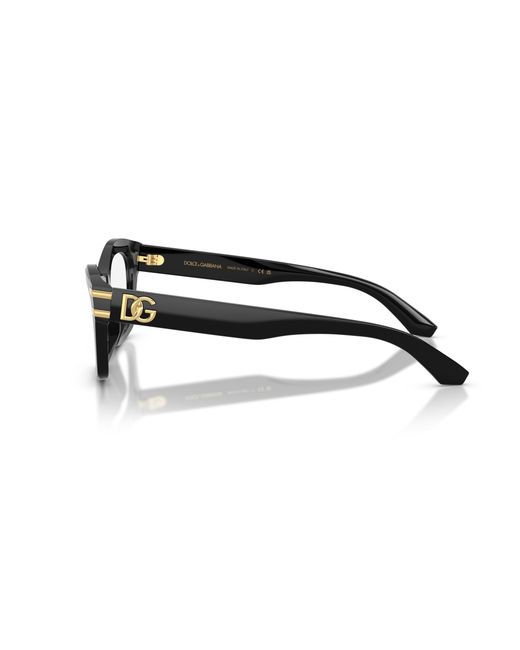 Dolce & Gabbana Black Dg3420 501 Optical Frames Acetate Transparent Butterfly Normal