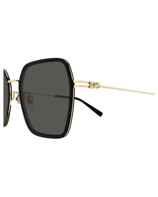 Gucci Black Gg1850Sa 001 Sunglasses Injected Squared