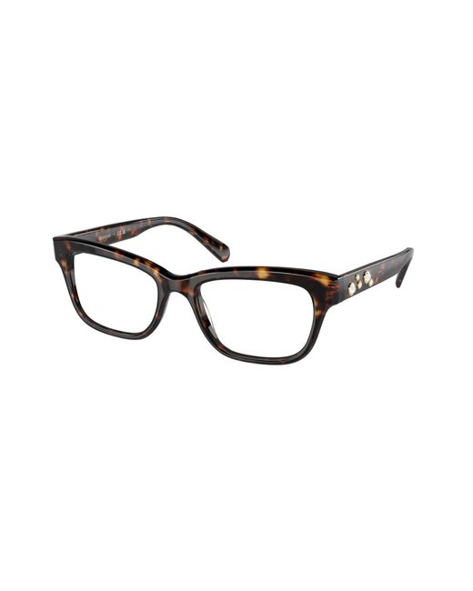 Swarovski Black Sk2022 1002 Optical Frames Acetate Pillow Normal