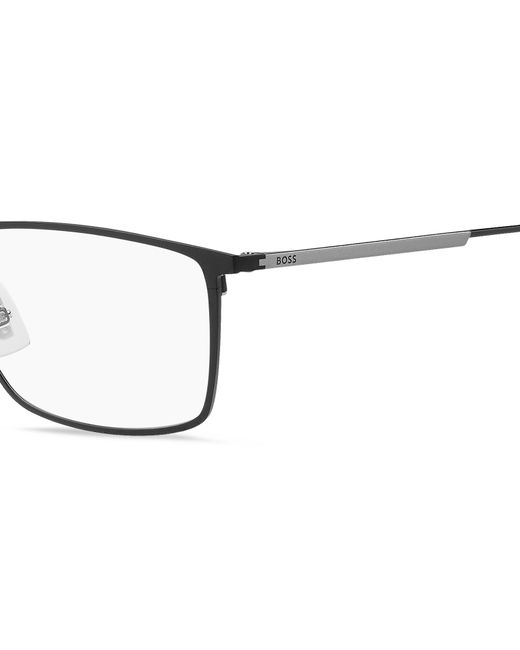 Boss Black Boss 0976 003 Optical Frames Titanium Squared for men