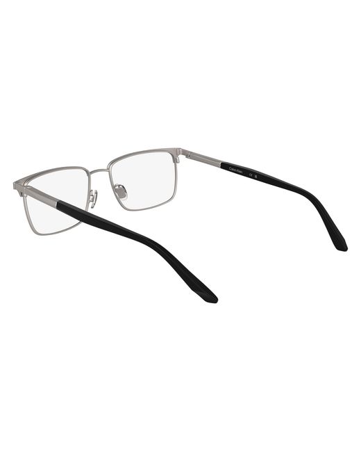 Calvin Klein Black Ck25106 001 Optical Frames Metal Squared Normal for men