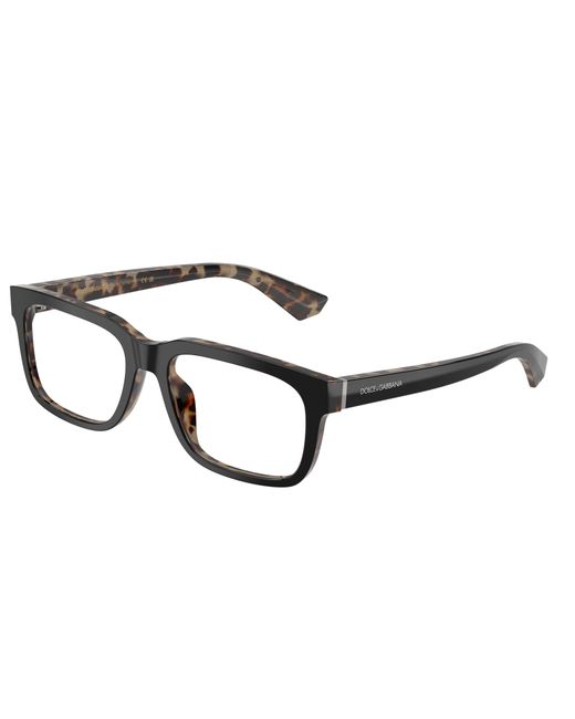 Dolce & Gabbana Black Dg3432 3417 Optical Frames Acetate Squared Normal for men