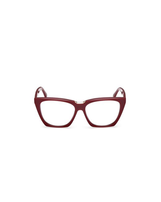 Max Mara Black Mm5188-B 069 Optical Frames Acetate Geometric Normal
