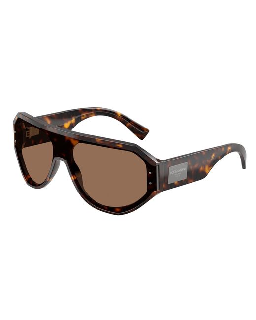 Dolce & Gabbana Black Dg4481 502/73 Sunglasses Acetate Pilot Normal for men