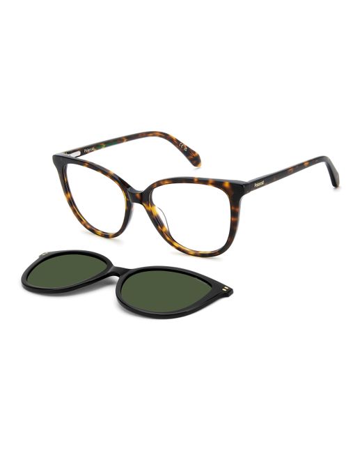 Polaroid Black Pld D605/C 086/Uc Optical Frames Acetate Butterfly Polarized