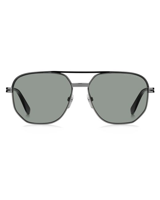 Marc Jacobs Black Marc 469/S 85K/Qt Sunglasses Metal Squared Normal for men