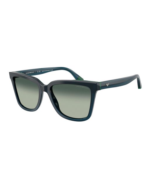 Emporio Armani Black Ea4261 631919 Sunglasses Acetate Geometric Normal Shaded