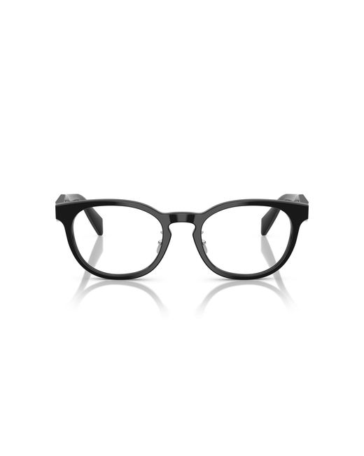 Prada Black Pr B06Vd 16K1O1 Optical Frames Acetate Transparent Pantos Normal