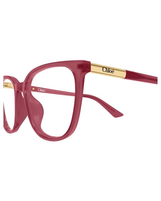 Chloé Black Ch0370Ol 005 Optical Frames Acetate Transparent Cat Eye