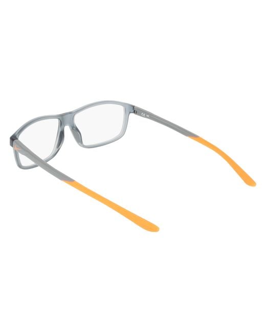 Nike Black 7291 034 Optical Frames Bio-Inject Squared Normal for men