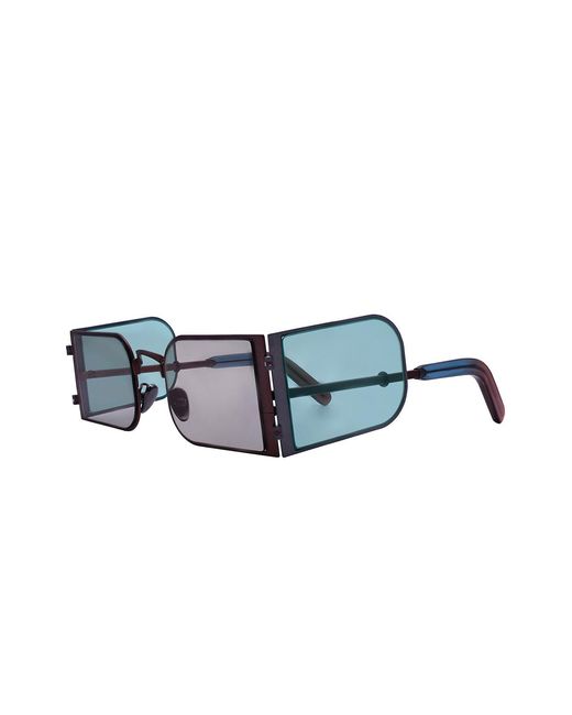 Amen Black Reverse A23S08 Outlet Sunglasses Metal Squared