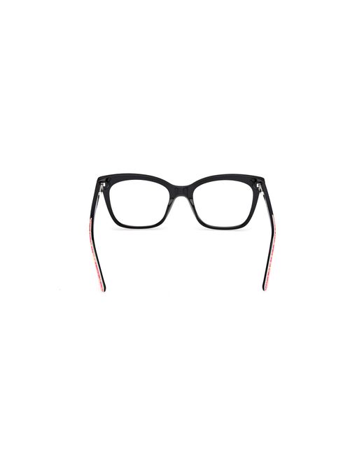 Guess Black Gu50268 001 Optical Frames Acetate Squared Normal