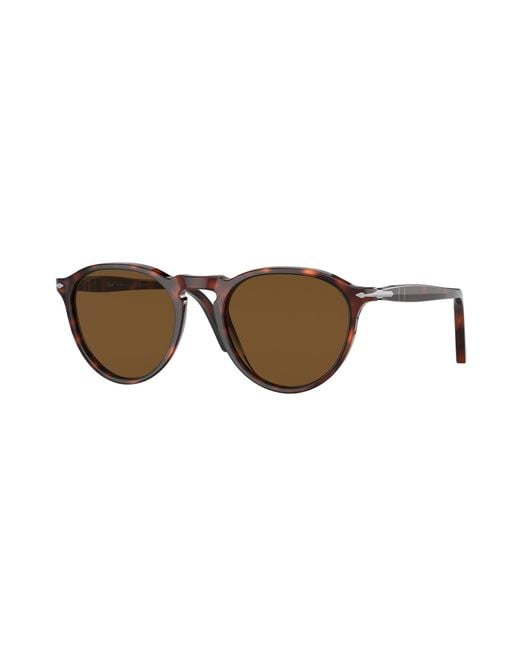 Persol Black Po3286S 24/57 Sunglasses Acetate Pantos Polarized