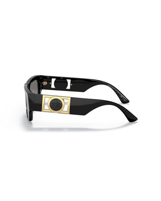 Versace Black Ve4416U Gb1/81 Sunglasses Acetate Squared Polarized for men