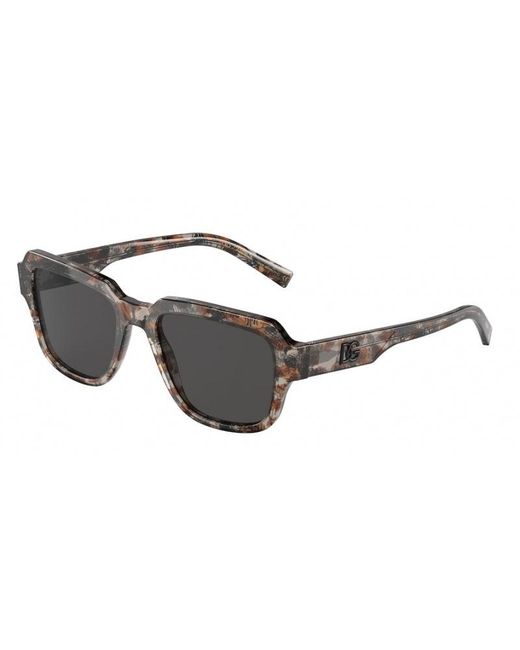 Dolce & Gabbana Black Dg4402 335687 Sunglasses Acetate Squared Normal for men