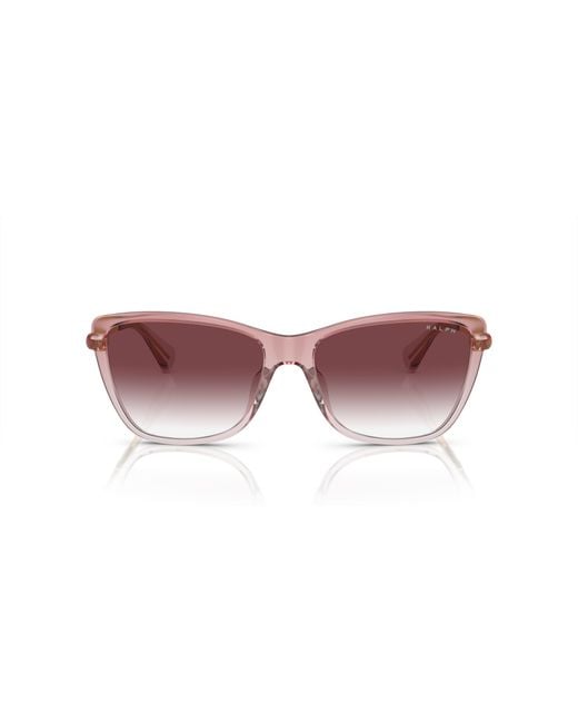 Ralph Lauren Black Ra5308U 61258H Sunglasses Injected Cat Eye Normal Shaded