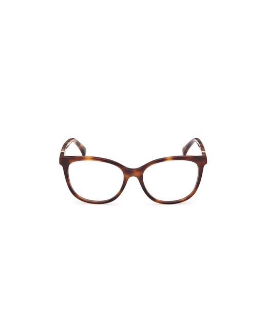 Max Mara Black Mm5238 052 Optical Frames Acetate Round Normal