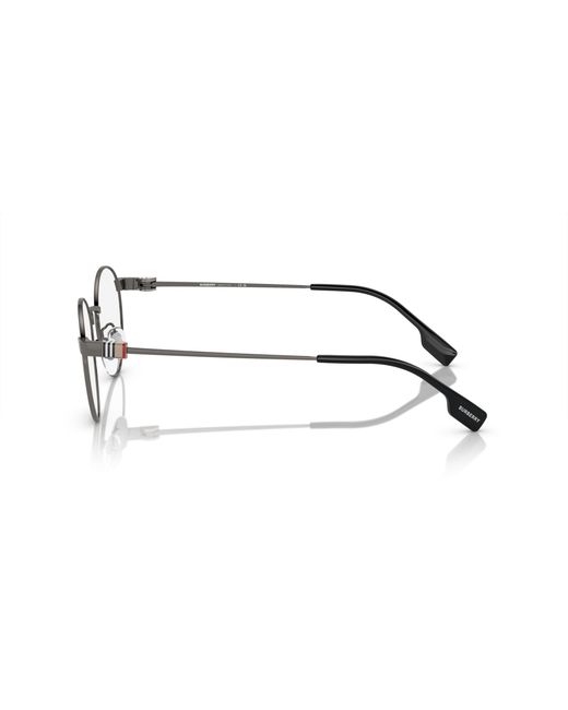 Burberry Black Be1384Td 1003 Optical Frames Titanium Transparent Round Normal for men
