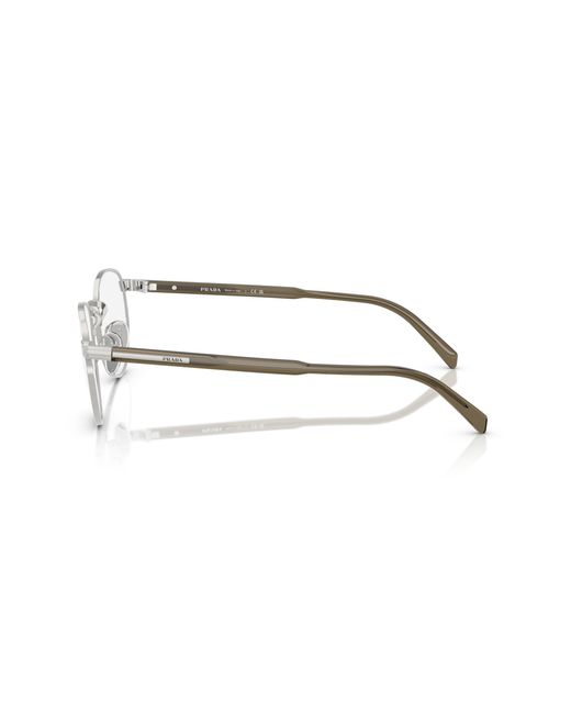 Prada Black Pr B52V 20C1O1 Optical Frames Metal Pantos Normal for men