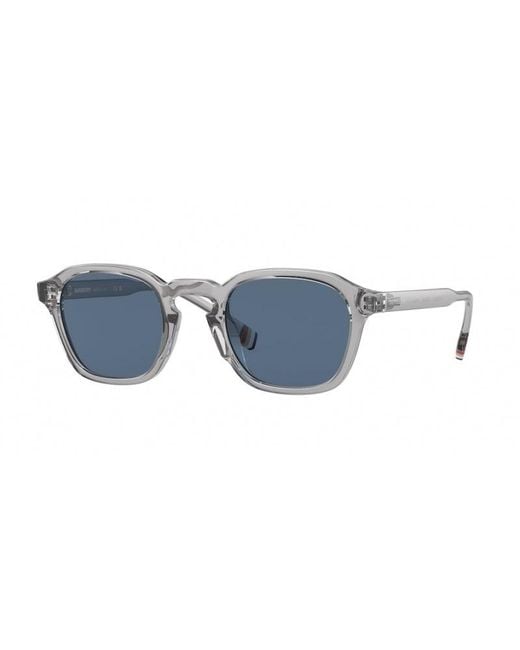 Burberry Black Be4378U 382580 Sunglasses Plastic Dark Geometric for men