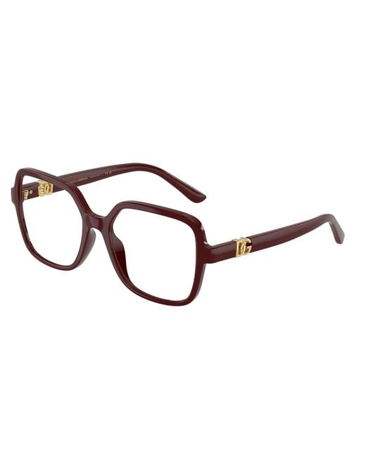 Dolce & Gabbana Black Dg5105U 3091 Optical Frames Injected Squared Normal