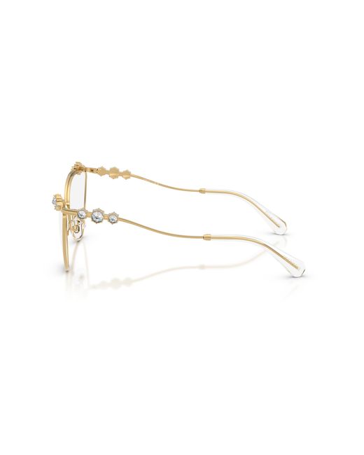 Swarovski Black Sk1033 4004 Optical Frames Metal Cat Eye Normal