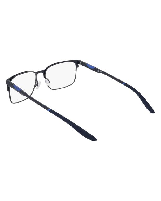 Nike Black 8142 411 Optical Frames Metal Squared Normal for men