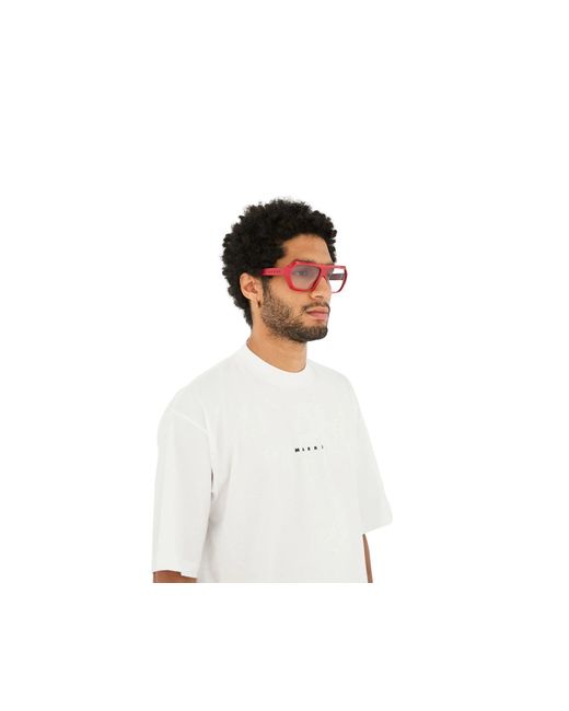 Marni Black Xa0 Dhazut Sunglasses Acetate Smoke Squared Normal Nuanced