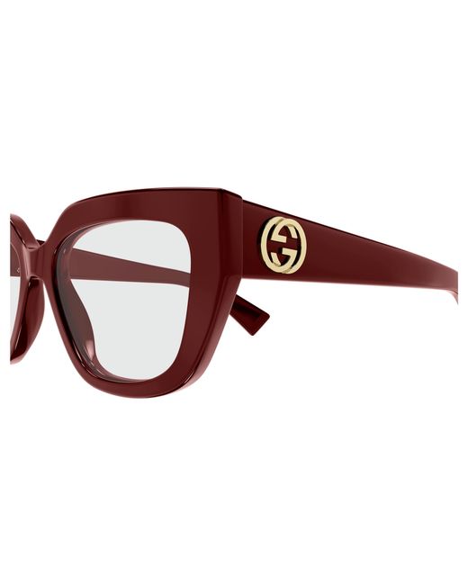 Gucci Black Gg1847O 003 Optical Frames Acetate Transparent Cat Eye