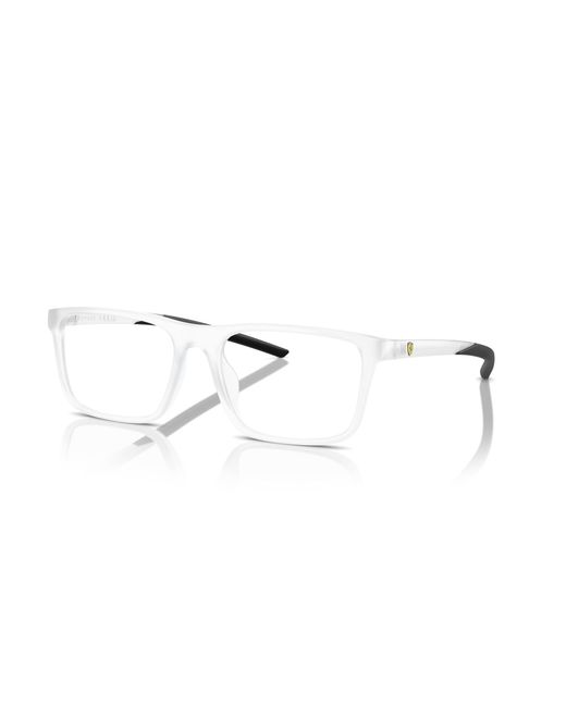 FERRARI SCUDERIA Black Fz8001U 505 Optical Frames Injected Pillow Normal for men
