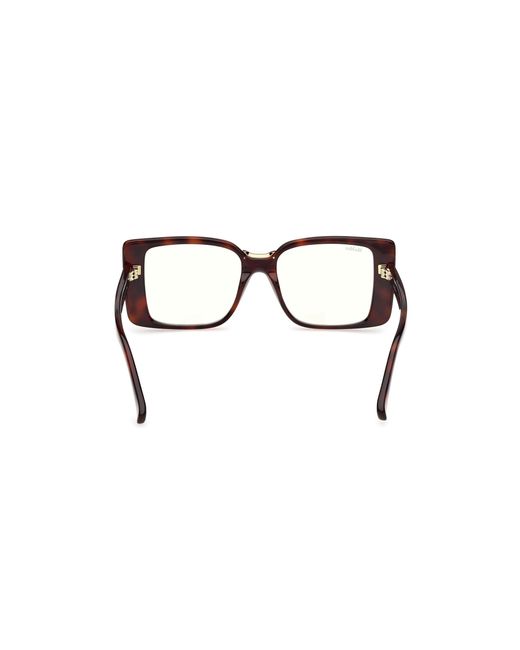 Max Mara Black Mm5231-B 052 Optical Frames Acetate Squared Normal