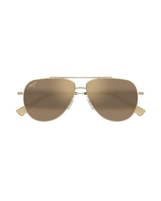 Maui Jim Black Mj0589S 003 Sunglasses Metal Bronze Pilot