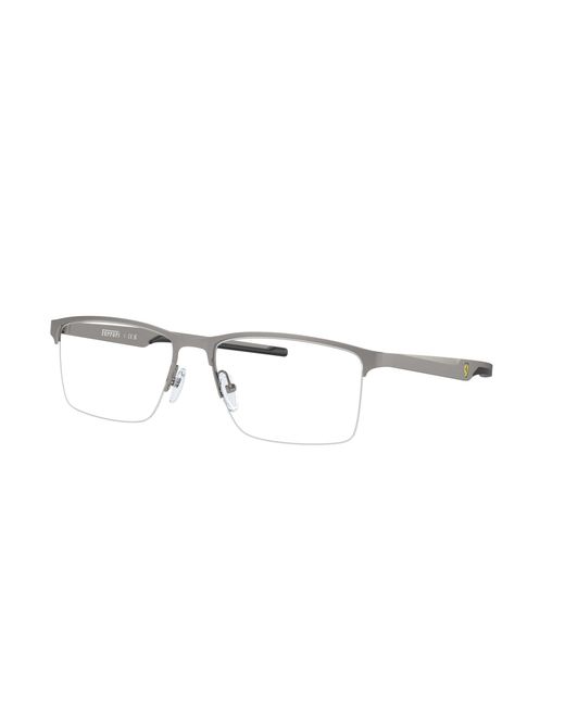 FERRARI SCUDERIA Black Fz7003 105 Optical Frames Metal Squared Normal for men