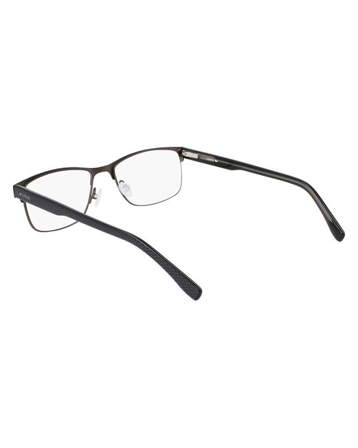 Lacoste Black L2217 001 Optical Frames Metal Squared Normal Photochromatic for men