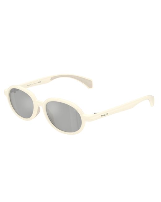 Moncler Black Me8006 Caprice 50028V Sunglasses Injected Round Mirror