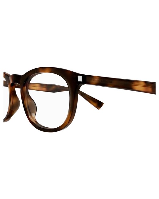 Saint Laurent Black Sl 813 003 Optical Frames Acetate Transparent Squared