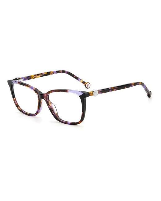 Carolina Herrera Black Ch 0055 F0T Optical Frames Plastic Squared