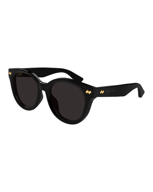 Bottega Veneta Black Bv1352Sk 001 Sunglasses Acetate Round