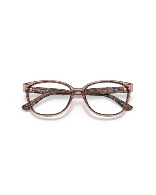 Michael Kors Black Mk4090 Martinique 3251 Optical Frames Acetate Transparent Squared Normal