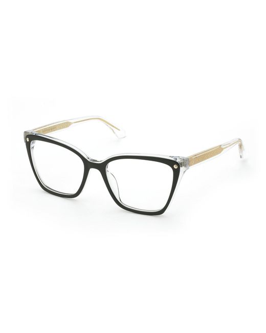 Twinset Black Vtw073 02Af Optical Frames Acetate Squared