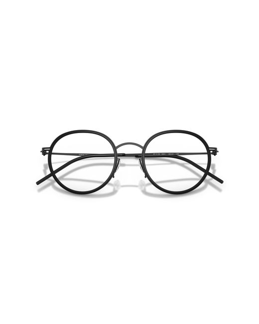 Giorgio Armani Black Ar5155 3001 Optical Frames Metal Round Normal for men
