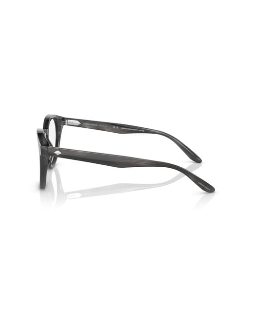 Giorgio Armani Black Ar7227 5964 Optical Frames Acetate Transparent Pantos Normal for men