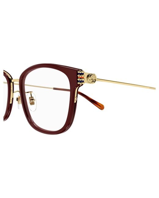 Gucci Black Gg1886Oa 003 Optical Frames Acetate Transparent Round