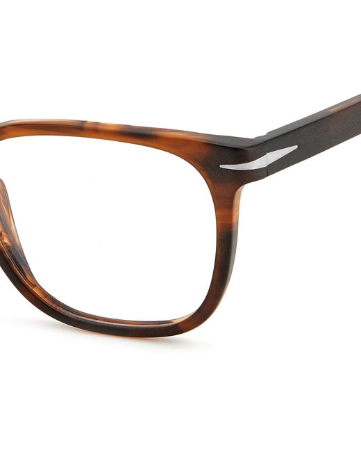 David Beckham Black Db 1107 Ex4 Optical Frames Plastic Squared for men