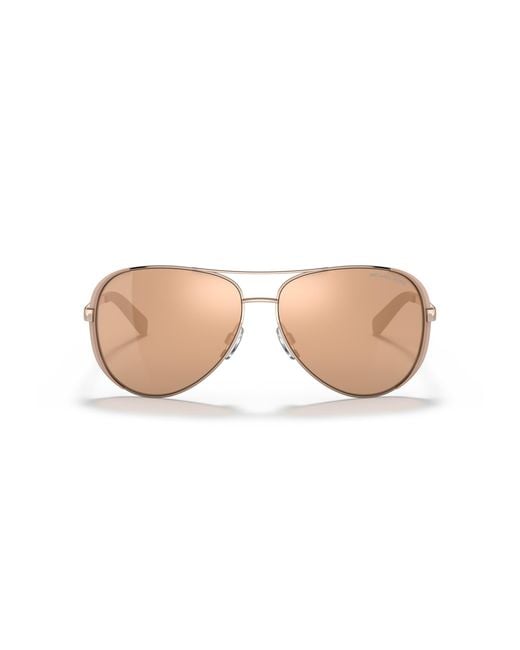 Michael Kors Black Mk5004 Chelsea 1017R1 Sunglasses Metal Squared Normal