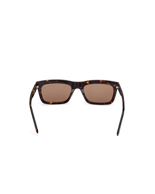 Guess Black Gu00212 52E Sunglasses Acetate Squared Normal for men